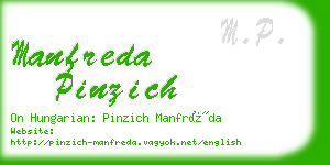 manfreda pinzich business card